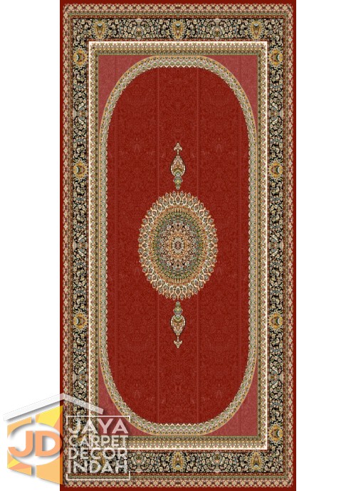 Karpet Permadani Solomon 700 Reeds Melody Red 3632 ukuran 100x150, 150x225, 200x300, 250x350, 300x400